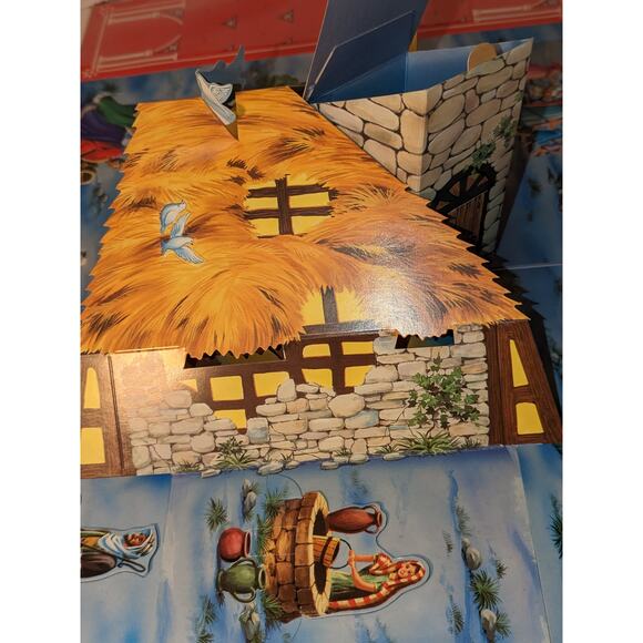 Vintage Nativity Scene Pop Up Advent Calendar England Bible References Rare - Picture 11 of 12